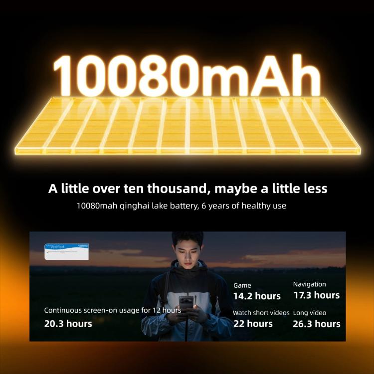 Honor Power2, 10080mAh Battery, 6.79 inch MagicOS 10.0 / Android 16 Dimensity 8500 Elite Octa Core, Network: 5G, NFC, OTG, 12GB+512GB