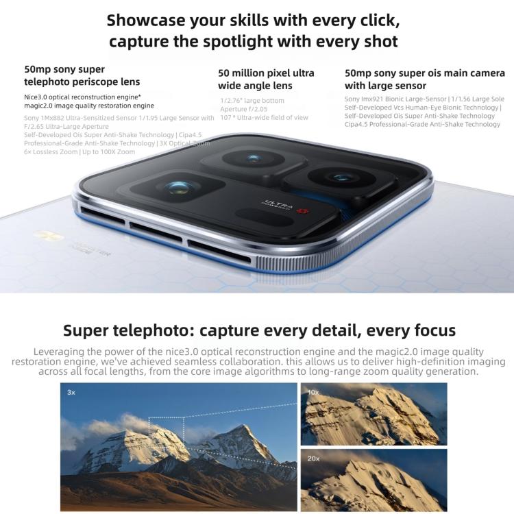 vivo iQOO 15 Ultra, Ultrasonic 3D Fingerprint, 6.85 inch Android 16 OriginOS 6 Snapdragon 8 Elite Gen 5 Octa Core, OTG, NFC, Network: 5G, Support Google Play, 16GB+256GB