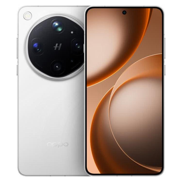OPPO Find X9 Ultra AI Phone, Screen Fingerprint, 6.82 inch ColorOS 16.0 Snapdragon 8 Elite Gen 5 Octa Core, NFC, OTG, Network: 5G, 12GB+512GB — White