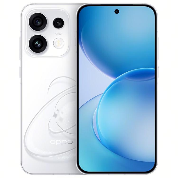 OPPO Reno16, Screen Fingerprint, 6.32 inch ColorOS 16.0 MediaTek Dimensity 8550 SUPER Octa Core, NFC, OTG, Network: 5G, 16GB+256GB — White