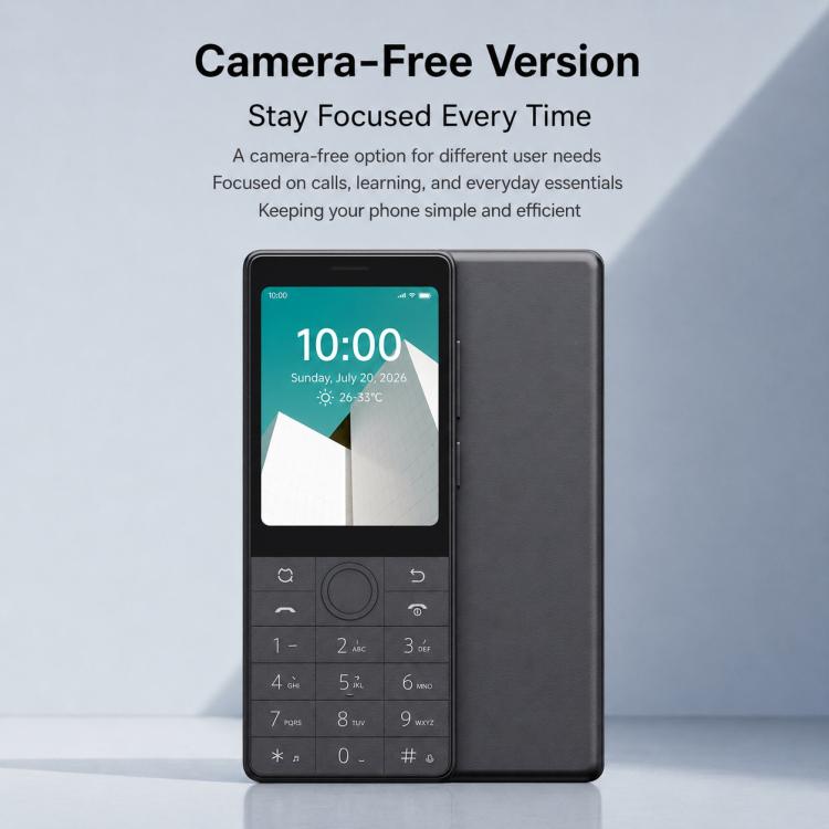 DUOQIN Qin J36 Keypad Smart Phone, 3GB+32GB, 2.8 inch Android 13 MTK8766V Quad Core, Network: 4G, No Camera