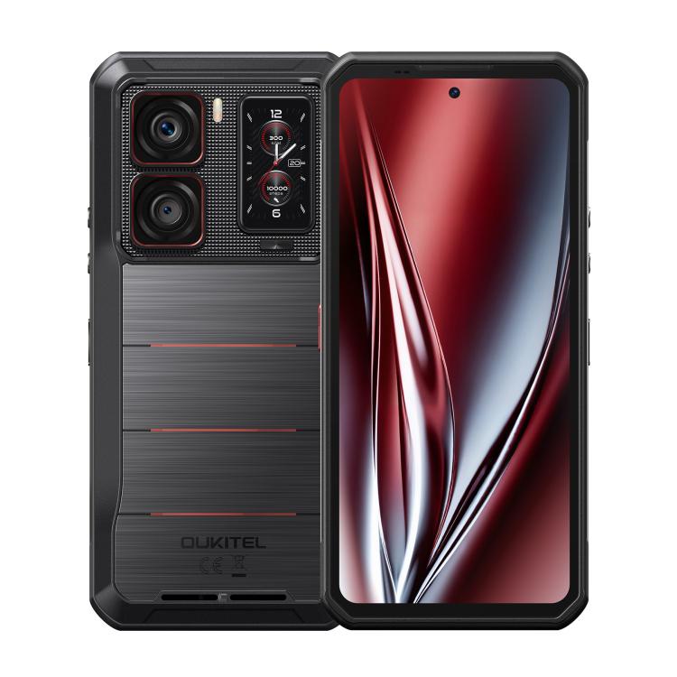 Oukitel WP300 Rugged Phone with Watch, 12GB+512GB, 6.8 inch Android 15 MediaTek Dimensity 7050 Octa Core, NFC, OTG, Network: 5G