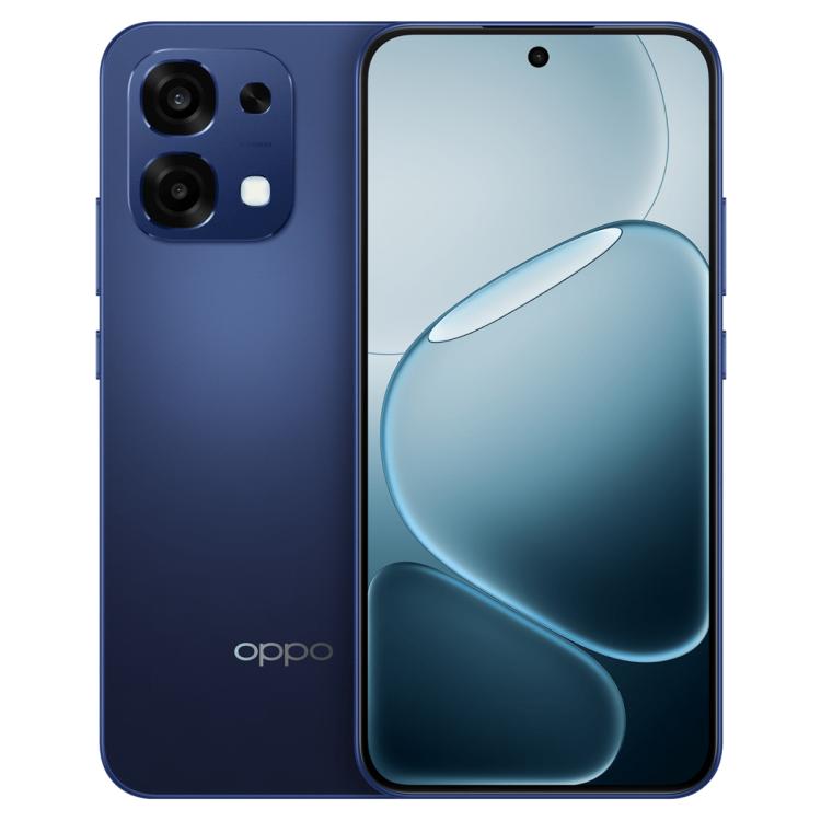 OPPO A6 5G, Screen Fingerprint, 6.57 inch ColorOS 15 Dimensity 7300 Octa Core, NFC, OTG, Network: 5G, 12GB+256GB — Blue
