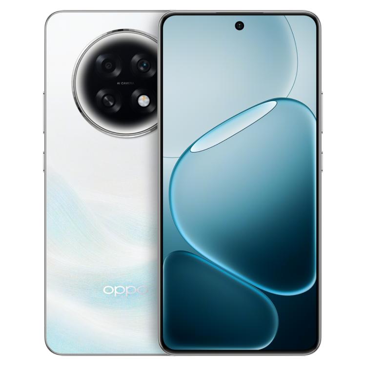 OPPO A6 Max 5G, 8GB+256GB, Screen Fingerprint, 6.8 inch ColorOS 15.0 Android 15 Qualcomm Snapdragon 7 Gen 3 Octa Core, NFC,Network: 5G, A6 Max 5G, 8GB+256GB — White