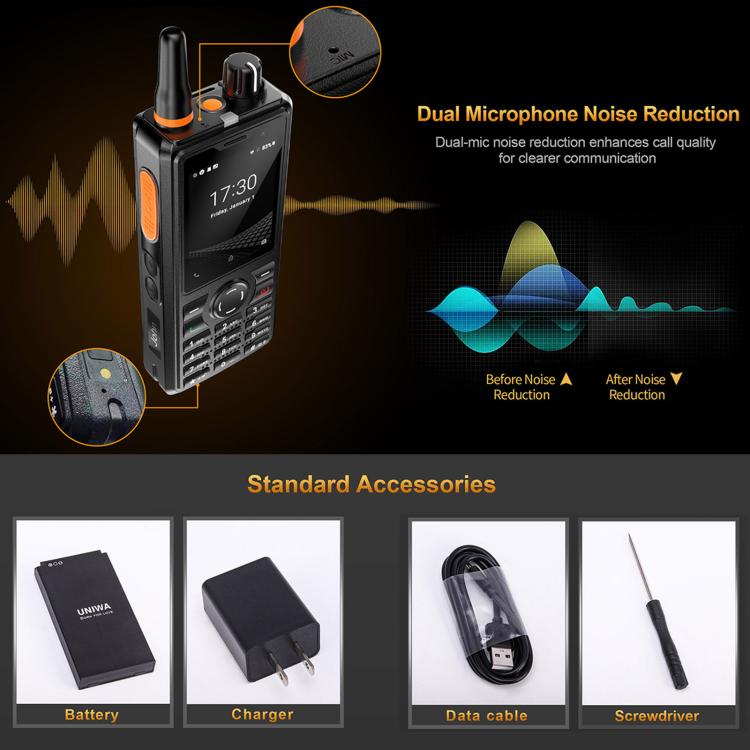 UNIWA F41 Rugged Phone, 1GB+8GB, 2.4 inch MediaTek MT6739, 4600mAh Battery, 21 Keys, Network: 4G