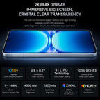 vivo iQOO 15T, Ultrasonic 3D Fingerprint, 6.82 inch Android 16 OriginOS 6 Dimensity 9500 Monster Octa Core, OTG, NFC, Network: 5G, Support Google Play, 16GB+256GB