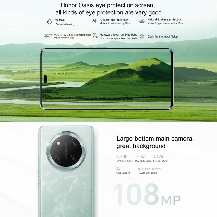 Honor X60 Pro, Side Fingerprint, 6.78 inch MagicOS 8.0 Snapdragon 6 Gen1 Octa Core, Network: 5G, OTG, Not Support Google Play, 8GB+128GB