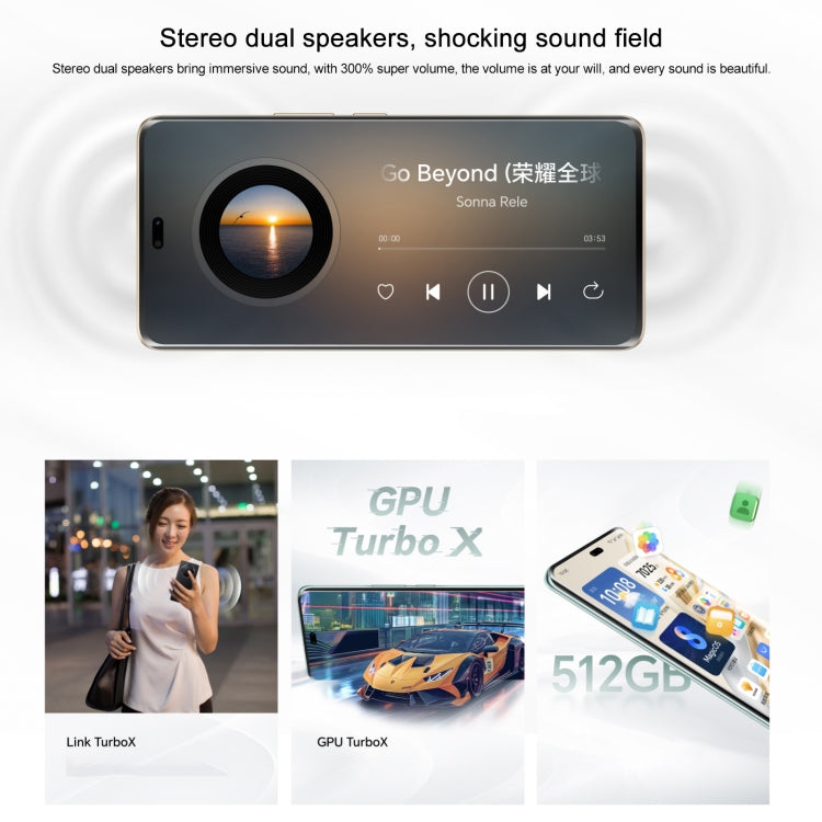 Honor X60 Pro, Side Fingerprint, 6.78 inch MagicOS 8.0 Snapdragon 6 Gen1 Octa Core, Network: 5G, OTG, Not Support Google Play, 8GB+128GB