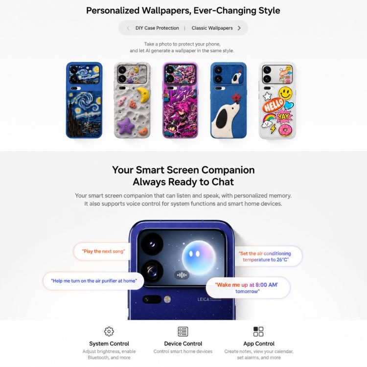 Xiaomi 18 Pro Max, 3D Ultrasonic Fingerprint, 6.9 inch + 2.9 inch Xiaomi HyperOS 4 Snapdragon 8 Elite Gen 6 Octa Core, NFC, Network: 5G, 16GB+512GB