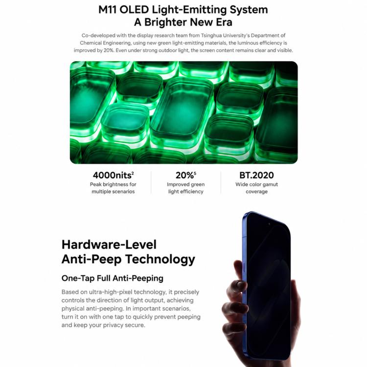 Xiaomi 18 Pro Max, 3D Ultrasonic Fingerprint, 6.9 inch + 2.9 inch Xiaomi HyperOS 4 Snapdragon 8 Elite Gen 6 Octa Core, NFC, Network: 5G, 16GB+512GB