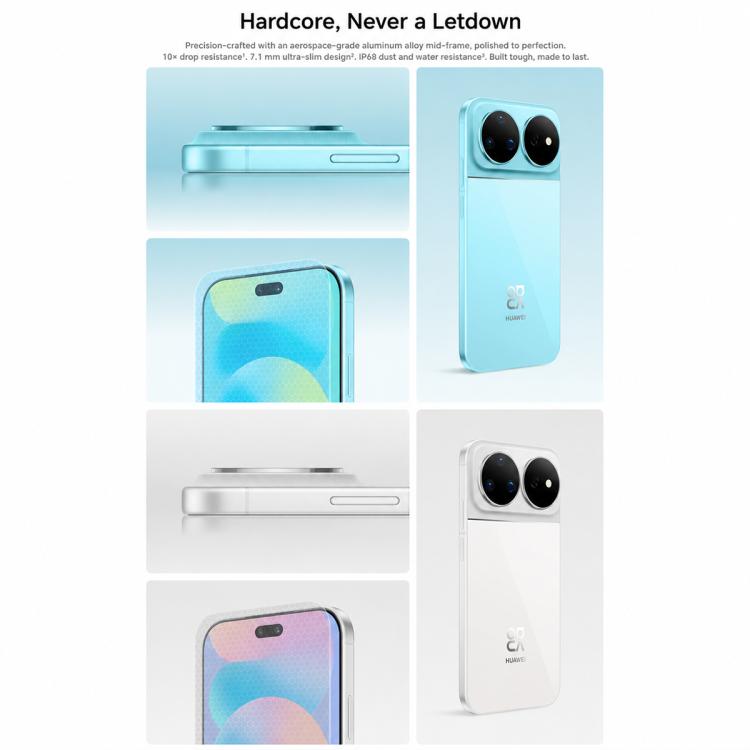 Huawei nova 16 Ultra, Side Fingerprint Identification, 6.84 inch HarmonyOS 6.1 Kirin 9010S Octa Cora, NFC, OTG, Not Support Google Play, 12GB+256GB