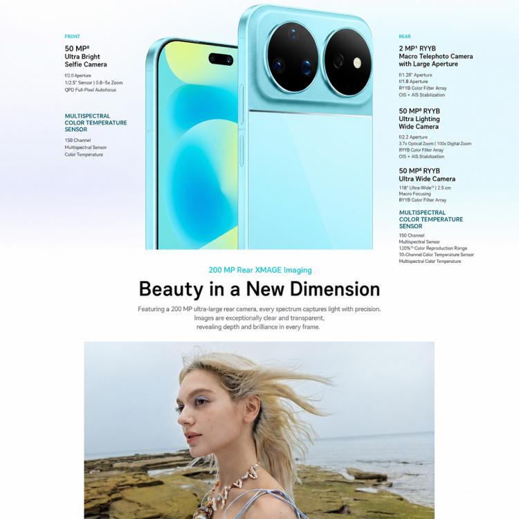Huawei nova 16 Ultra, Side Fingerprint Identification, 6.84 inch HarmonyOS 6.1 Kirin 9010S Octa Cora, NFC, OTG, Not Support Google Play, 12GB+256GB
