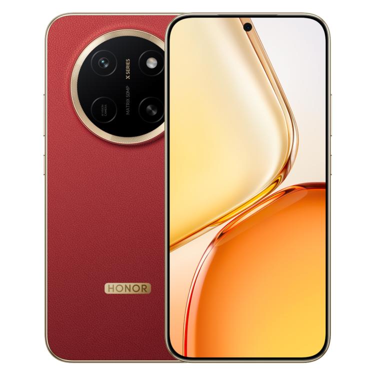 Honor X80 Pro Max, Screen Fingerprint, 6.8 inch MagicOS 10.0 Snapdragon 6 Gen 5 Octa Core, Network: 5G, NFC, OTG, 12GB+512GB — Red