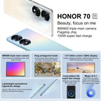 Triple Back Cameras, Screen Fingerprint Identification, 6.67 inch Magic UI 6.1 Qualcomm Snapdragon 778G Plus Octa Core up to 2.5GHz, Network: 5G, OTG, NFC, Not Support Google Play, 12GB+512GB