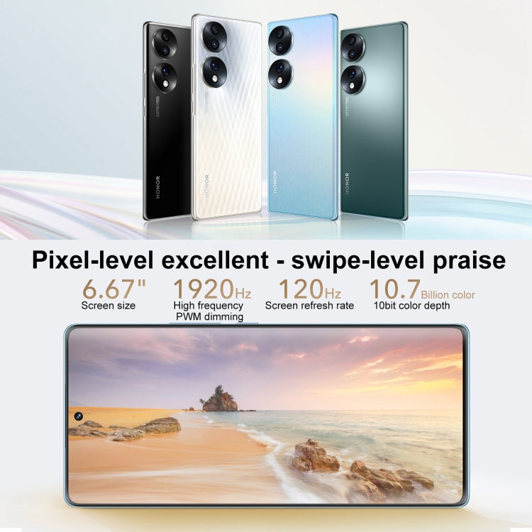 Triple Back Cameras, Screen Fingerprint Identification, 6.67 inch Magic UI 6.1 Qualcomm Snapdragon 778G Plus Octa Core up to 2.5GHz, Network: 5G, OTG, NFC, Not Support Google Play, 12GB+512GB