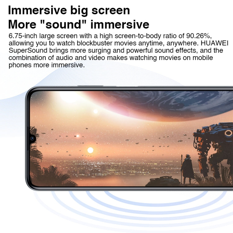 Dual Back Cameras, Face ID & Side Fingerprint Identification, 6000mAh Battery, 6.75 inch HarmonyOS 3.0 Octa Core, Network: 4G, OTG, Not Support Google Play