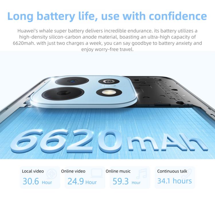 HUAWEI Enjoy 90 Plus, 8GB‌+256GB, Side Fingerprint, 6.67 inch HarmonyOS 6.0 Kirin 8000, OTG, Not Support Google Play