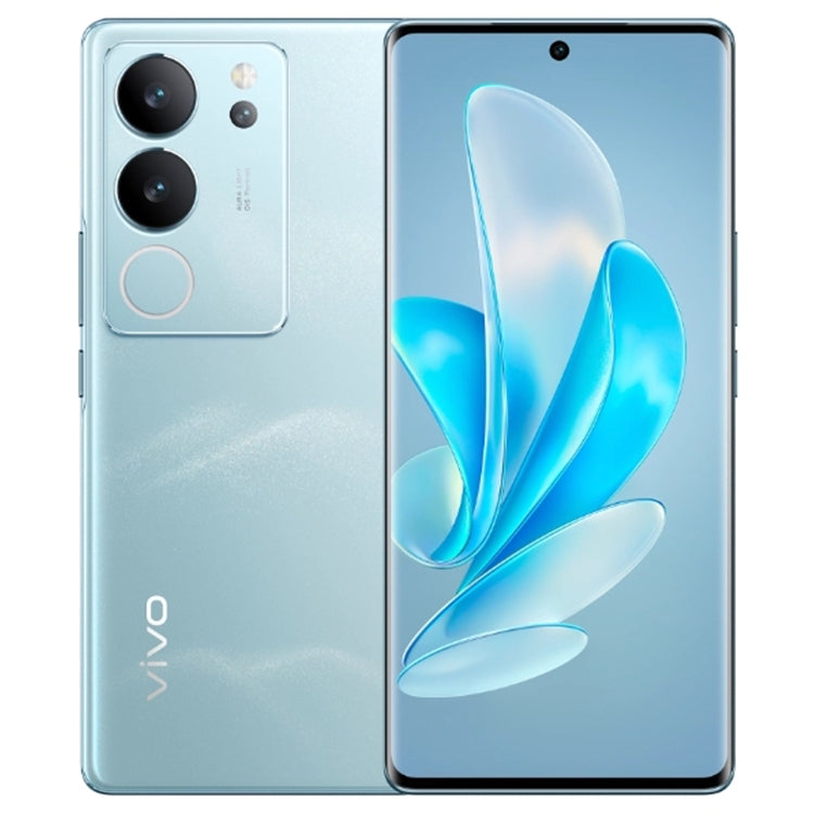 Triple Back Cameras, Srceen Fingerprint Identification, 4600mAh Battery, 6.78 inch Android 13 OriginOS 3 Dimensity 8200 Octa Core up to 3.1GHz, OTG, NFC, Network: 5G — Blue