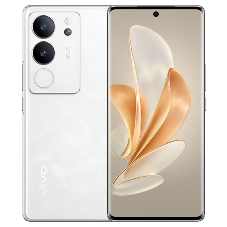 Triple Back Cameras, Srceen Fingerprint Identification, 4600mAh Battery, 6.78 inch Android 13 OriginOS 3 Dimensity 8200 Octa Core up to 3.1GHz, OTG, NFC, Network: 5G — White