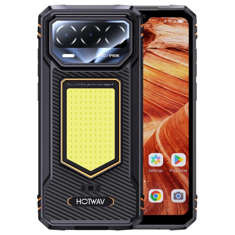 HOTWAV T8 Rugged Phone, 4GB+64GB, 6.75 inch Android 16 Unisoc T7250 UMS9230E Octa Core, Network: 4G, NFC, OTG