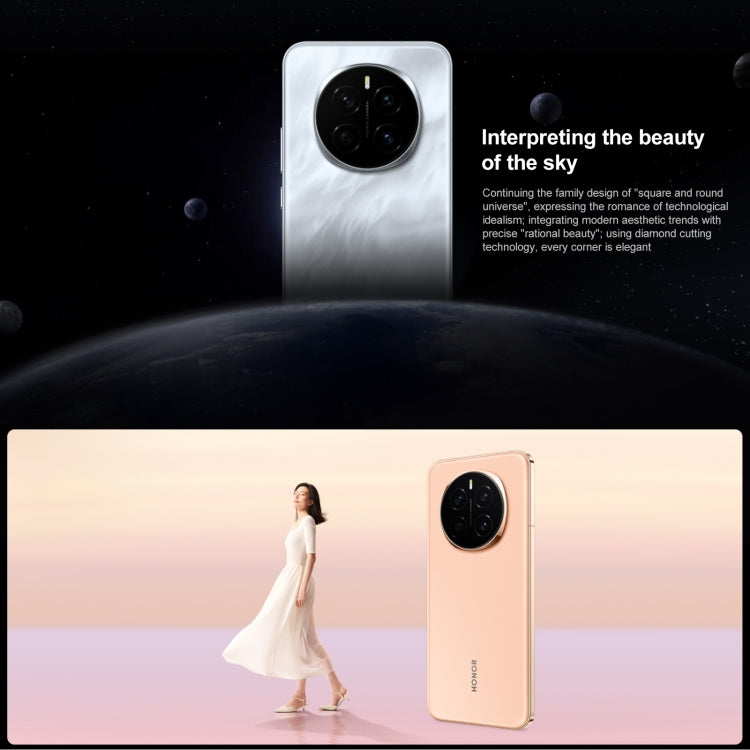 Honor Magic7, Screen Fingerprint, 6.78 inch MagicOS 9.0 / Android 15 Snapdragon 8 Elite 3nm Octa Core, Network: 5G, NFC, OTG, Not Support Google Play, 12GB+512GB