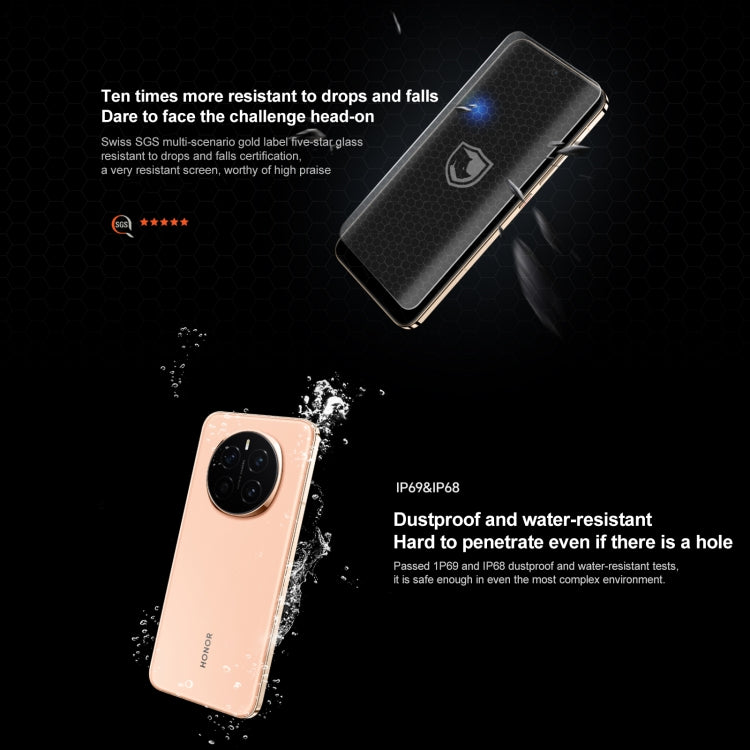 Honor Magic7, Screen Fingerprint, 6.78 inch MagicOS 9.0 / Android 15 Snapdragon 8 Elite 3nm Octa Core, Network: 5G, NFC, OTG, Not Support Google Play, 12GB+512GB