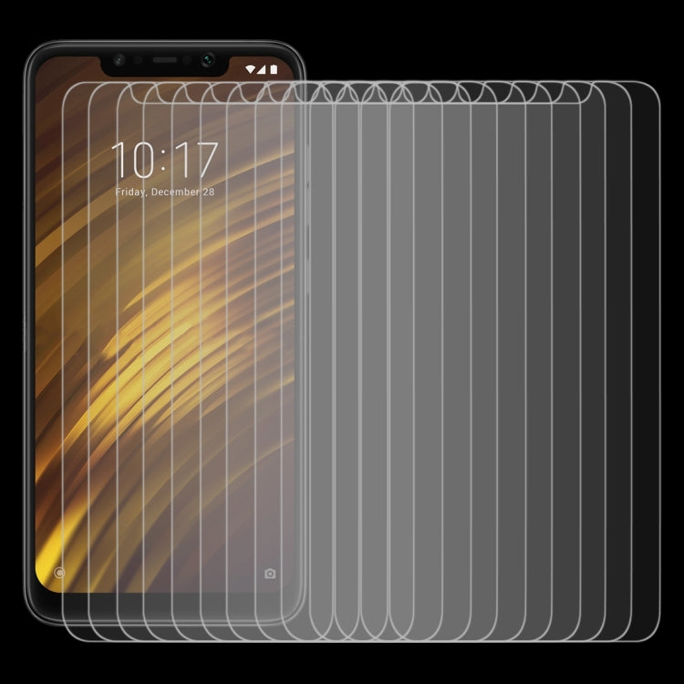 100 PCS 0.26mm 9H 2.5D Tempered Glass Film for Xiaomi POCO F1