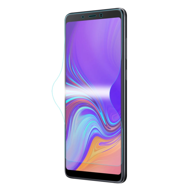ENKAY Hat-Prince 0.1mm 3D Full Screen Protector Explosion-proof Hydrogel Film for Samsung Galaxy A9 (2018), TPU+TPE+PET Material