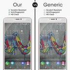 For Wiko U Feel Fab 0.26mm 9H Surface Hardness Explosion-proof Non-full Screen Tempered Glass Screen Film