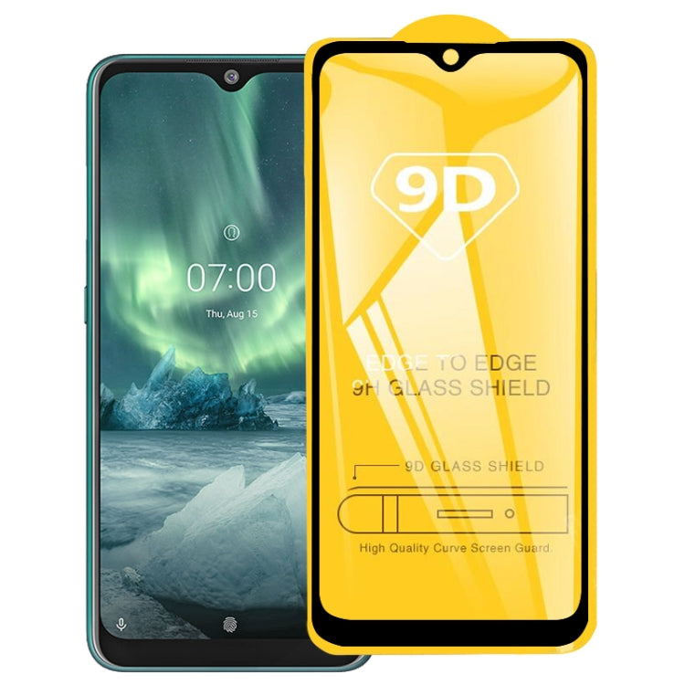 9D Full Glue Full Screen Tempered Glass Film, For Nokia 7.2