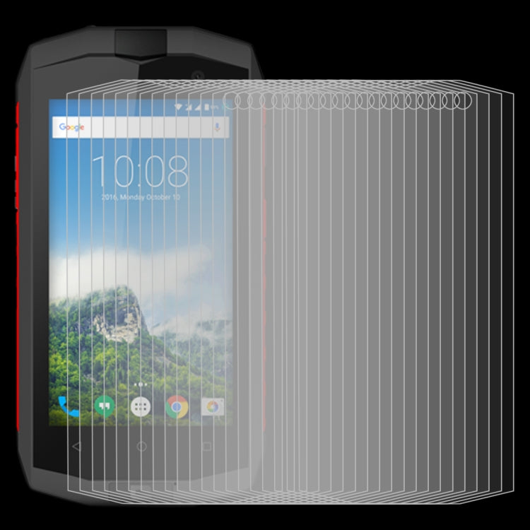 100 PCS for Crosscall Trekker M1 Core 0.3mm Tempered Glass Film, No Retail Package