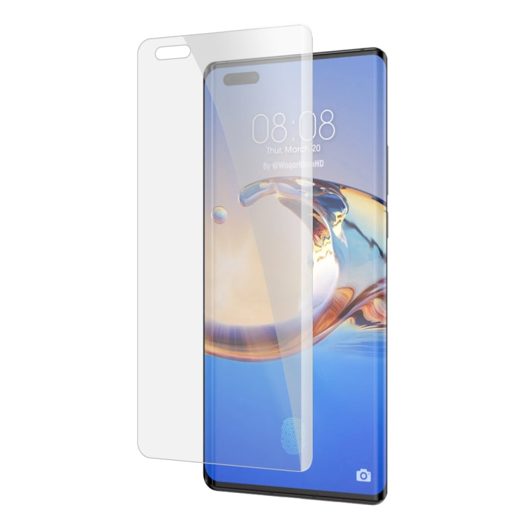 & Mate 40 RS Porsche Design 9H 3D Full Screen Curved UV Protective Film, For Huawei Mate 40 Pro