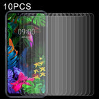 10 PCS 0.26mm 9H 2.5D Tempered Glass Film, For LG G8s ThinQ