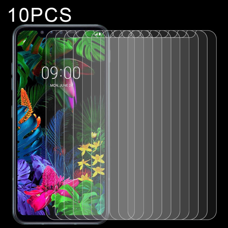 10 PCS 0.26mm 9H 2.5D Tempered Glass Film, For LG G8s ThinQ