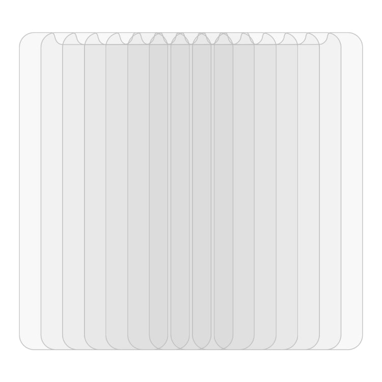 10 PCS 0.26mm 9H 2.5D Tempered Glass Film, For LG G8s ThinQ