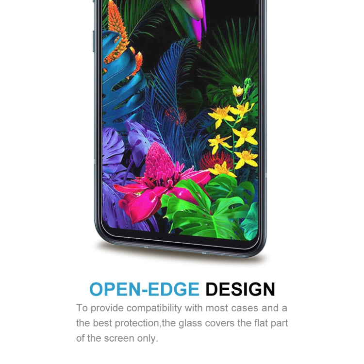10 PCS 0.26mm 9H 2.5D Tempered Glass Film, For LG G8s ThinQ