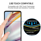 For Motorola Moto G60 / G51 / Moto G60S / G200 5G 25 PCS Full Glue Full Cover Screen Protector Tempered Glass Film