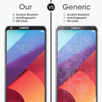 For LG G6 0.3mm 9H Surface Hardness 2.5D Curved Silk-screen Full Screen Tempered Glass Screen Protector