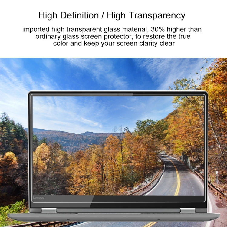 0.4mm 9H Surface Hardness Full Screen Tempered Glass Film for Lenovo ThinkPad Yoga 530 14 inch
