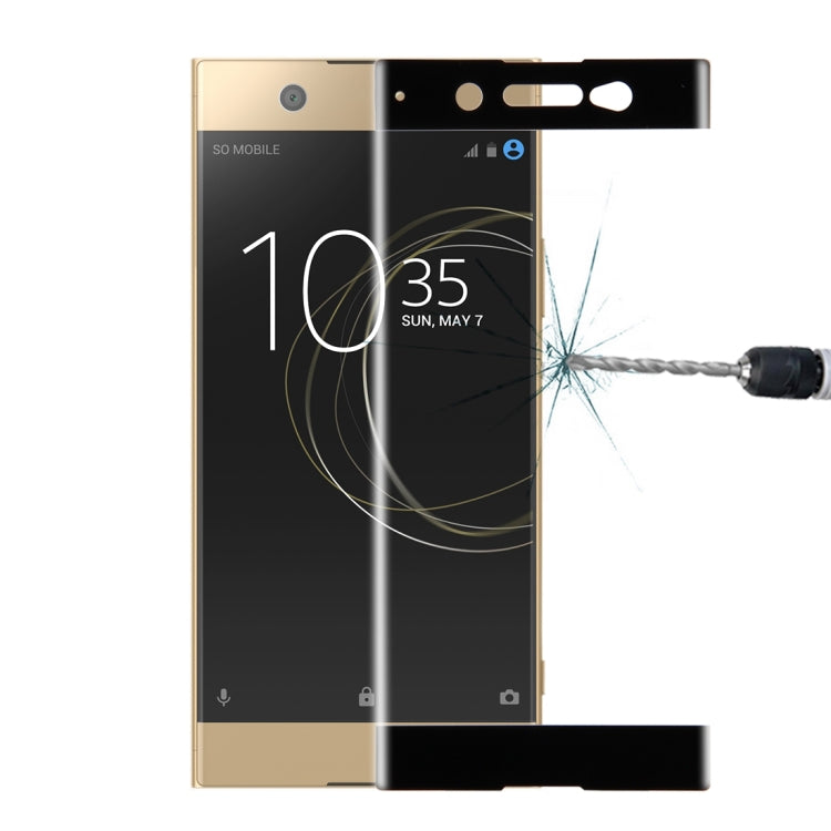For Sony Xperia XA1 Ultra 0.33mm 9H Surface Hardness 3D Curved Full Screen Tempered Glass Screen Protector