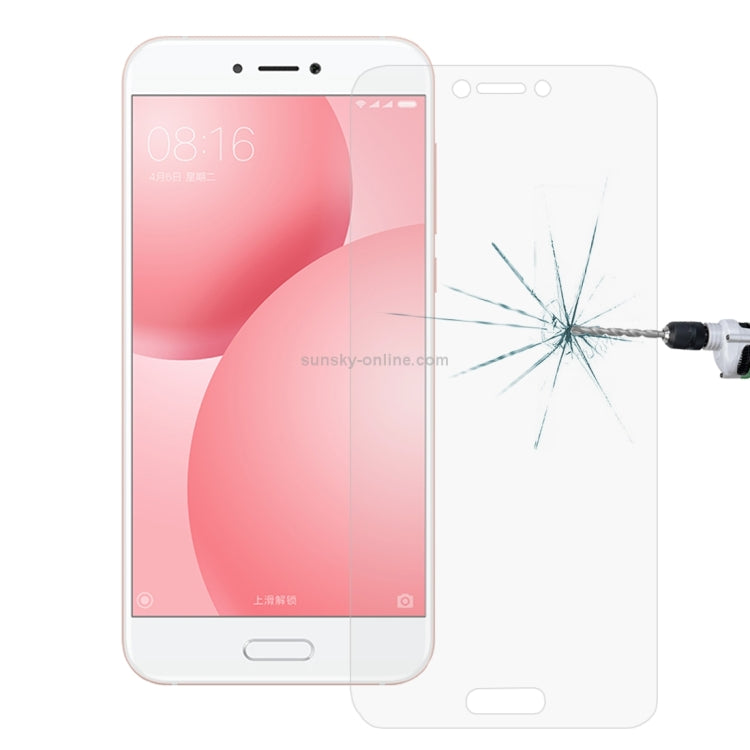 10 PCS for Xiaomi Mi 5c 0.26mm 9H Surface Hardness Explosion-proof Non-full Screen Tempered Glass Screen Film