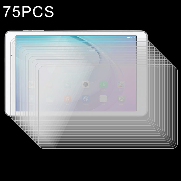 0.4mm Universal 9H Surface Hardness Tempered Glass Screen Protector, 75 PCS 10 inch