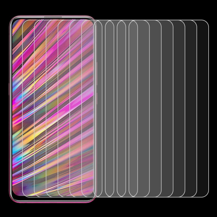 100 PCS 0.26mm 9H 2.5D Tempered Glass Film for Vivo V15