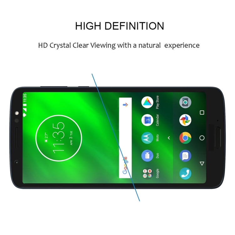 Full Glue Full Cover Screen Protector Tempered Glass film for Motorola Moto E5 Play