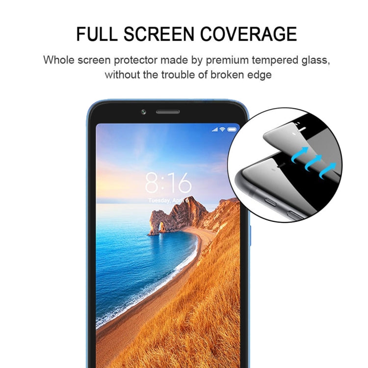 25 PCS Full Glue Full Cover Screen Protector Tempered Glass film for Xiaomi Mi Play