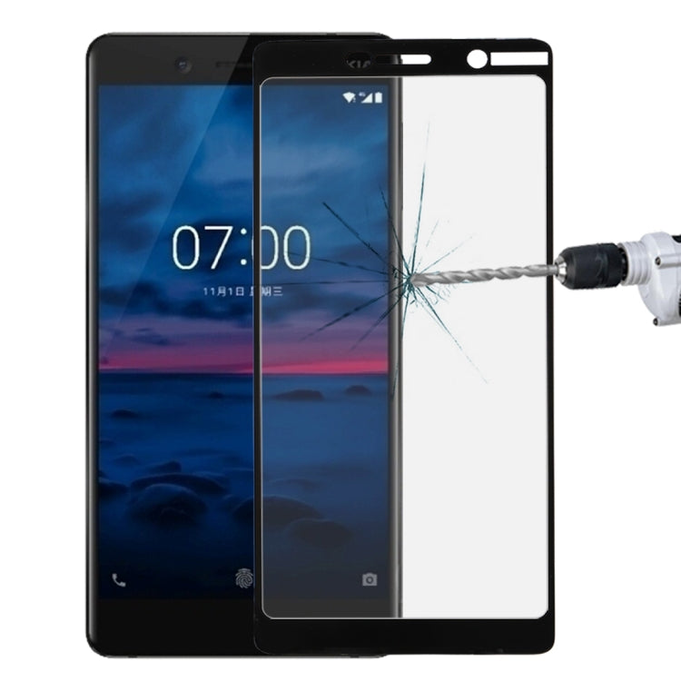 0.3mm 9H Surface Hardness 2.5D Explosion-proof Full Screen Tempered Glass Film