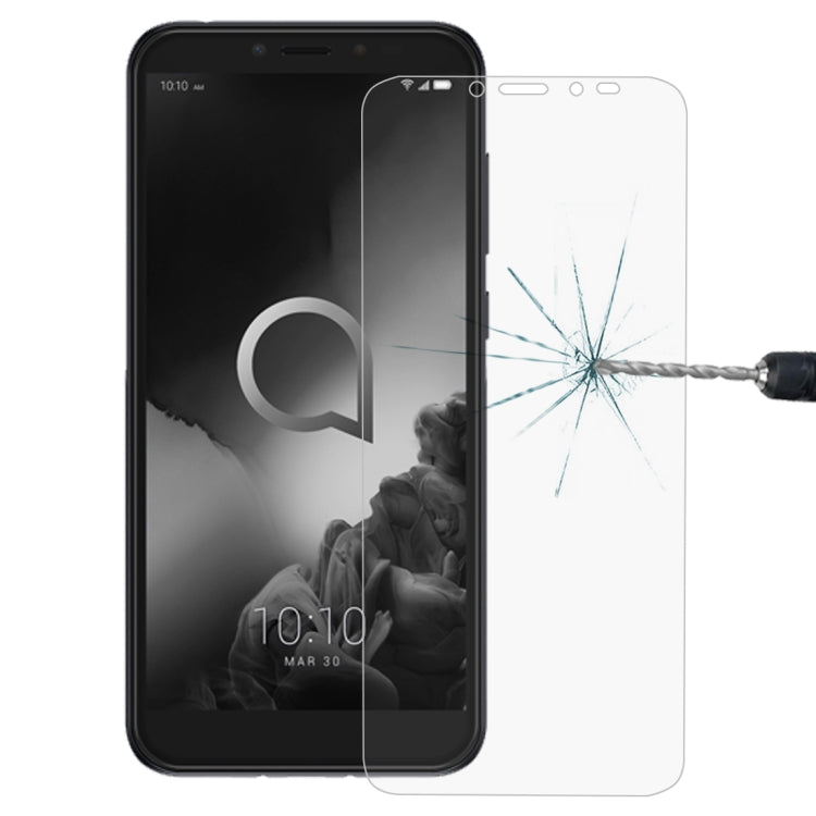 For Alcatel 1S (2019) 2.5D Non-Full Screen Tempered Glass Film