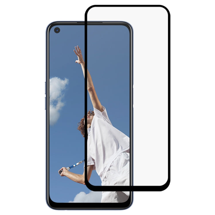Full Glue Full Screen Tempered Glass Film, For OPPO A52