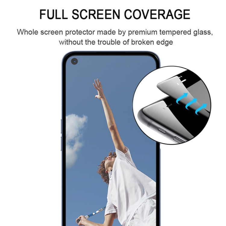 Full Glue Full Screen Tempered Glass Film, For OPPO A52