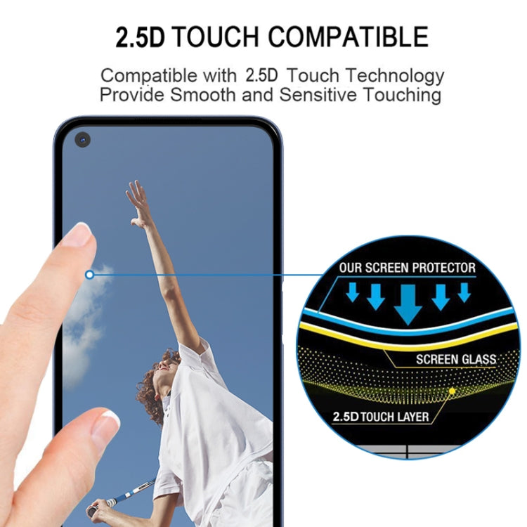 Full Glue Full Screen Tempered Glass Film, For OPPO A52